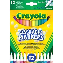 Crayola - Kimosható 12db Filctoll Szett