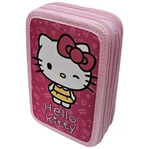 Hello Kitty - 3 szintes Töltött Tolltartó