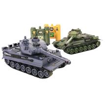 ZEGAN RC Tank 2 Darabos (Tiger I. vs. T-34)