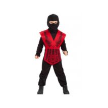 Fekete-Piros Ninja Jelmez 114 cm