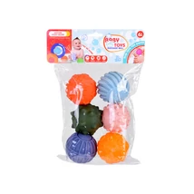 6 Darabos Sípoló Labda Készlet Babáknak