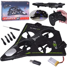 Távirányítós Könnyű Drón LED Effektekkel és 360°-os Mutatványokkal 