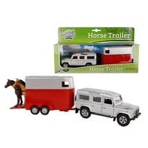 Land Rover Lószállító Készlet Két Lóval 