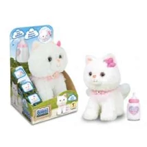 Csinos Fehér Cica Cumisüveggel - Nyávog 