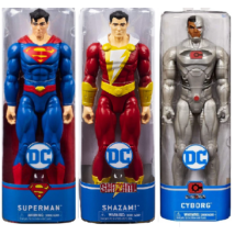 DC Szuperhős Figura Többféle: Superman, Shazam! és Cyborg 29 cm
