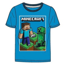Kék Minecraftos Póló: 9 évesre