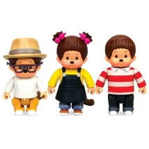 Monchhichi 3 db-os Figura Szett 