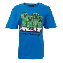 Kék Minecraft Póló: 4-5 Évesre