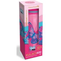 Rózsaszín Pillangós Műanyag Kulacs 600 ml-es