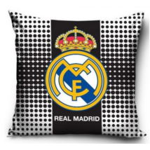 Real Madrid Fekete Mintás Párna