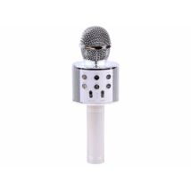 Vezeték Nélküli Bluetooth-os Karaoke Mikrofon: Ezüst