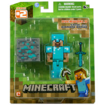 Minecraft: Steve figura gyémánt páncéllal