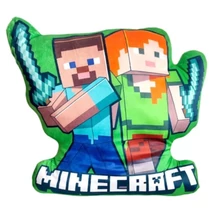 Minecraft Forma Párna - Steve és Alex