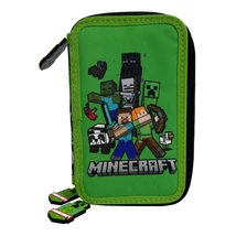 Minecraft - 3 Szintes Töltött Tolltartó