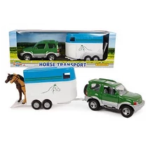  Mitsubishi Lószállító Két Lóval - 25 cm