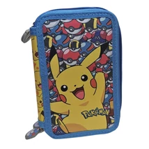Pokémon - Pikachu - 3 Szintes Töltött Tolltartó