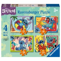 4 Stitch Puzzle 1 Dobozban 12/16/20/24 darabos