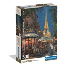 500db-os Puzzle Éjszaka az Eiffel Kávézóban