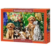 500db-os Puzzle Kutyák és Mosás