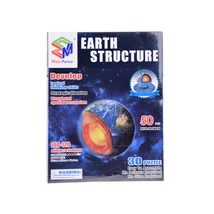 3D Puzzle - A Föld Rétegei - 50 Darabos