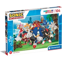 Sonic - 104 db-os Szuper Színes Puzzle