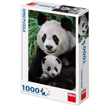 1000db-os Puzzle Pandamama Kicsinyével