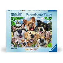 500db-os Puzzle Szefliző Kutyák