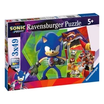 Ravensburger Puzzle - 3x49 Sonic Kirakós