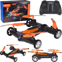 Távirányítású Drón Quadcopter Kamerával - 2 az 1-ben Repülés + Vezetés
