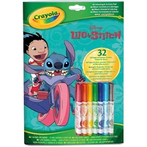 Crayola - Lilo & Stitch Színező Kimostható Filctollakkal