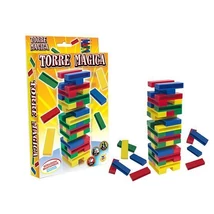 Színes Műanyag Jenga