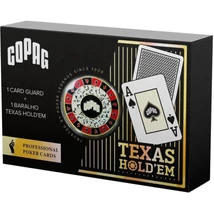 COPAG - TEXAS HOLD'EM Plasztik Pókerkártya - KÁRTYAVÉDŐVEL