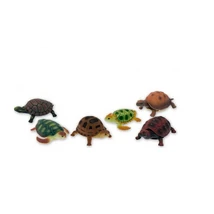 Műanyag Állatszett: Teknősbékák 6db-os