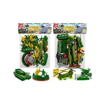 1 csomag - 118 darabos Műanyag Katonakészlet