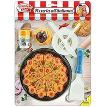 Pizzéria Készlet - Pizza, tészta, tányér, evőeszközök