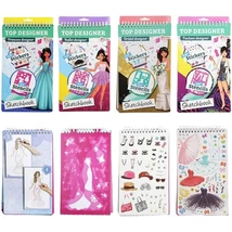 1 db Top Designer - Divattervező Készlet - Sablonokkal, Matricákkal