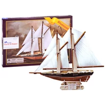 3D Puzzle - Vitorláshajó BLUENOSE 80 Darabos