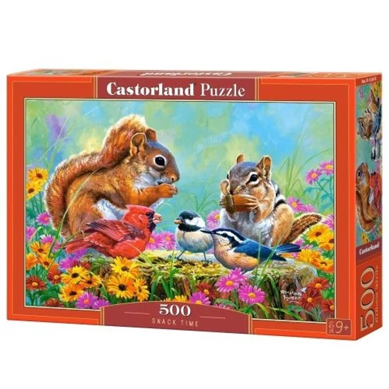 500db-os Puzzle Nasi Idő - Madarak és Mókusok