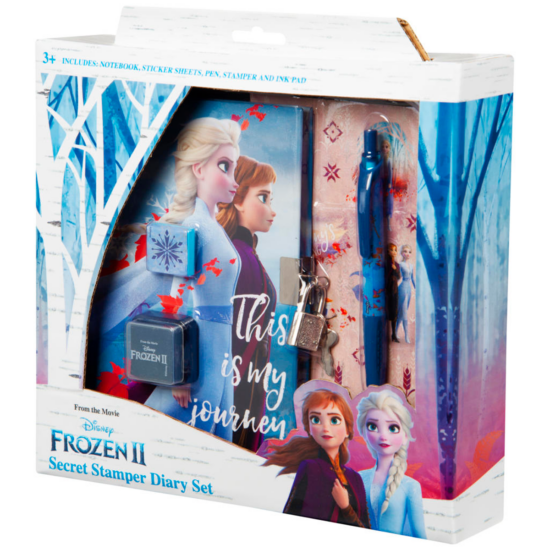Frozen II. Írószer Készlet és Dekorálható Jegyzetfüzet