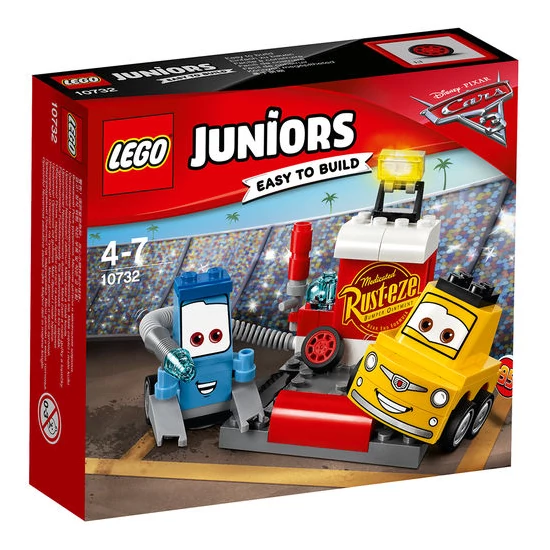 LEGO® Juniors 10732 Guido és Luigi boxutcája