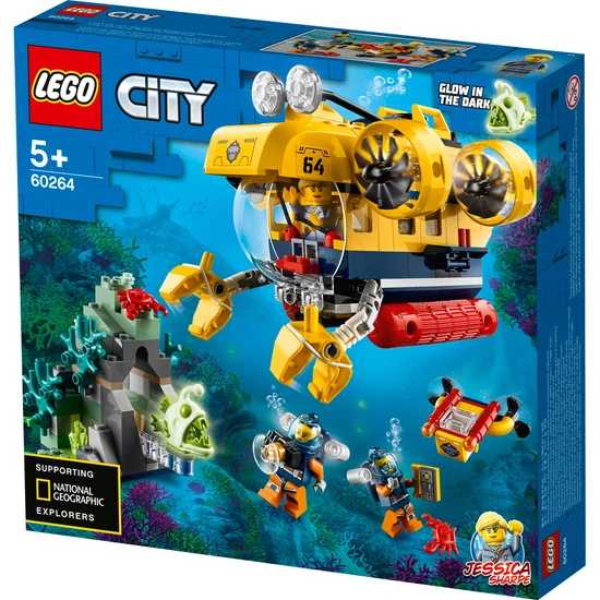 Lego City: Óceáni Kutató Tengeralattjáró 60264