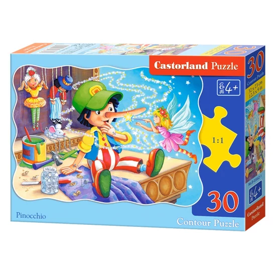 Castorland 30 db-os Puzzle - Pinokkió