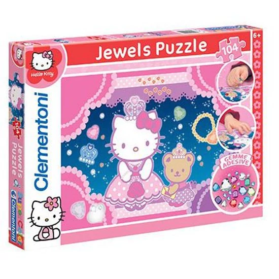 Hello Kitty 104 db os Díszíthető Puzzle