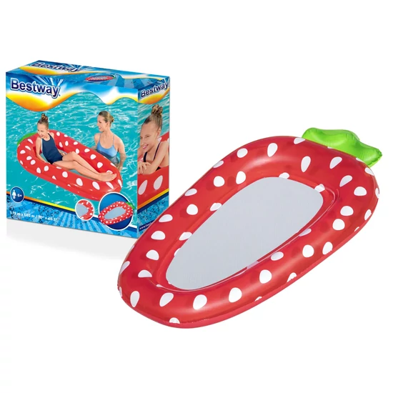 Bestway Felfújható Hálós Matrac - Eper 186x112 cm