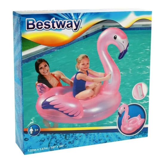 Bestway Flamingó Alakú Lovagló Kapaszkodóval