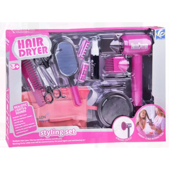 Profi Fodrász Készlet Hajszárítóval