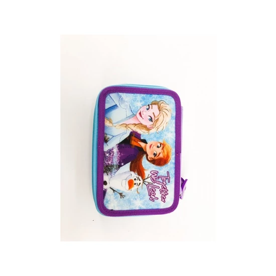 Jégvarázs - Anna Elsa és Olaf 3 Cipzáras Tolltartó