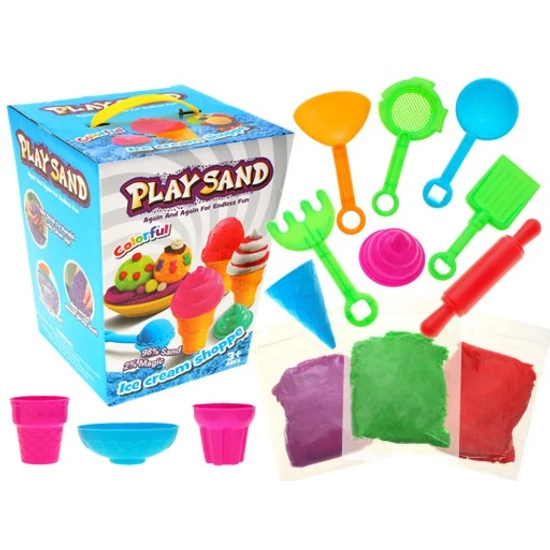 Play Sand Homokgyurma Készlet - Fagyi 