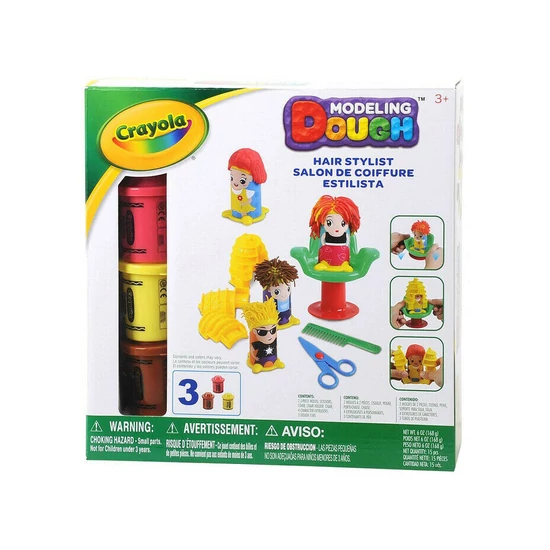 Crayola Fodrászos Gyurmázó Készlet