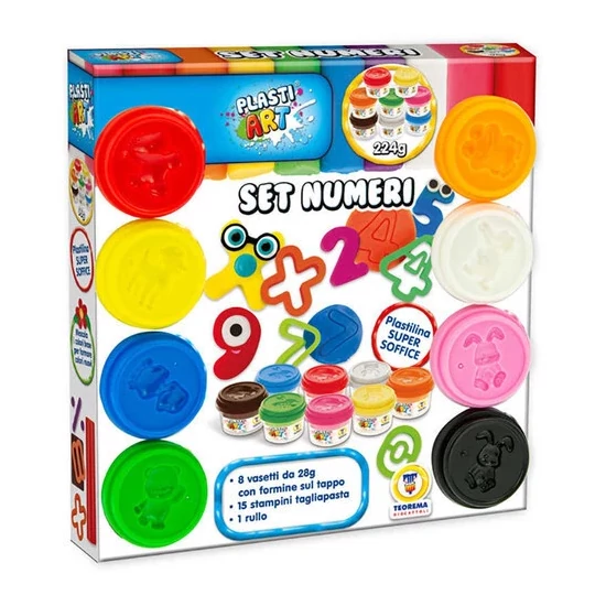 Gyurma Készlet Szám és Állat Formákkal